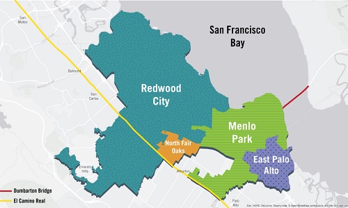 San Mateo County Board of Supervisors District 4 Map