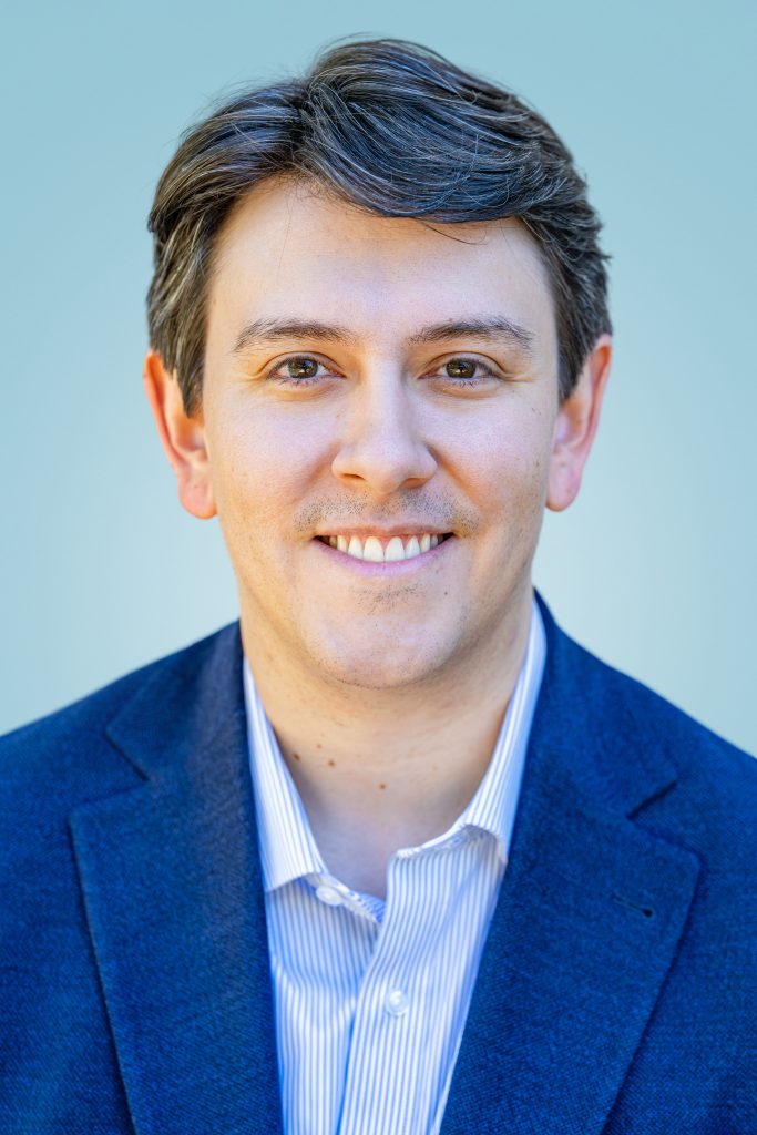 Robert Sandoval for San Rafael District 3. Picture of Robert in a blue jacket. Photo credit: Robert Sandoval for San Rafael, used with permission.